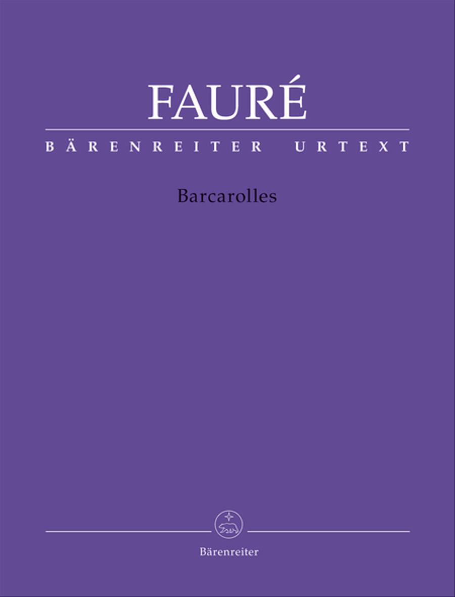 Barcarolles for Piano Barcarolles for Piano Piano Solo scores gallery preview page 1