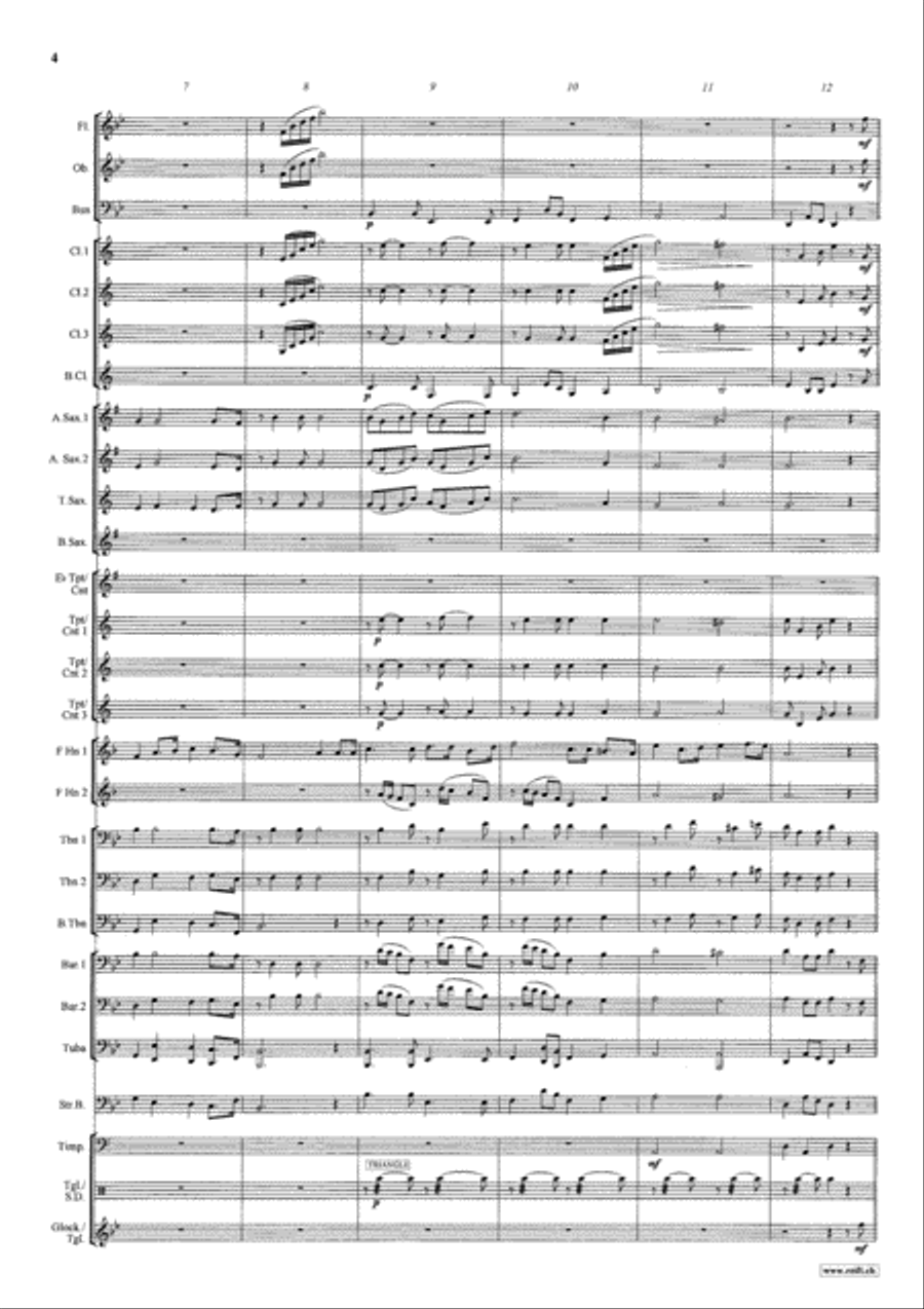 O Holy Night O Holy Night Concert Band scores gallery preview page 5