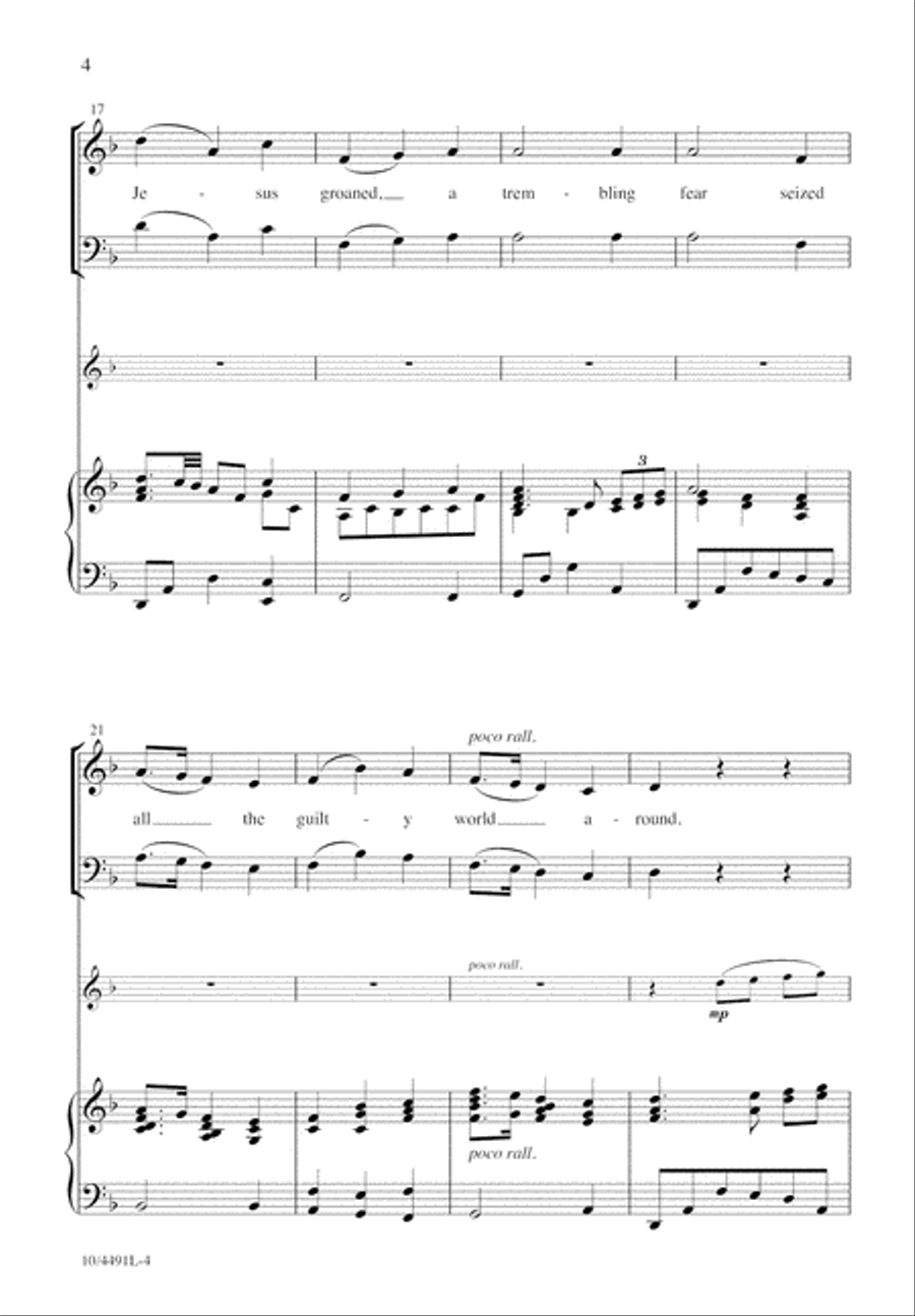 When Jesus Wept 4-Part scores gallery preview page 5