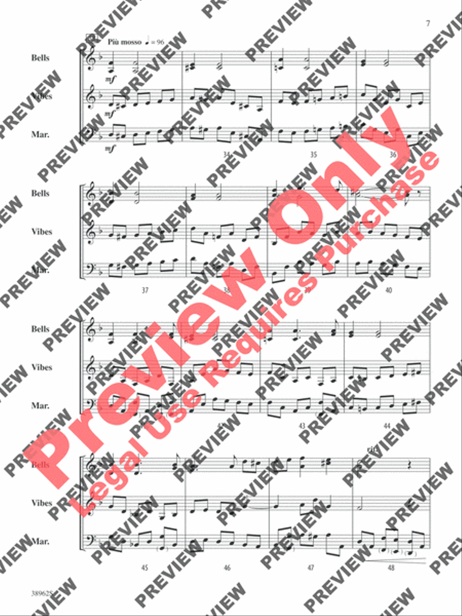 Classic Mallet Trios, Volume 2 Small Ensemble scores gallery preview page 8
