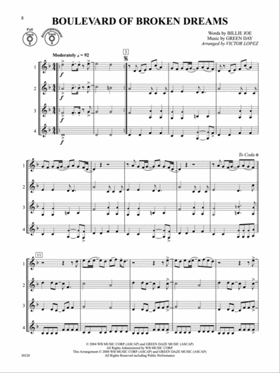 Flex-Ability More Pops -- Solo-Duet-Trio-Quartet with Optional Accompaniment Small Ensemble scores gallery preview page 5