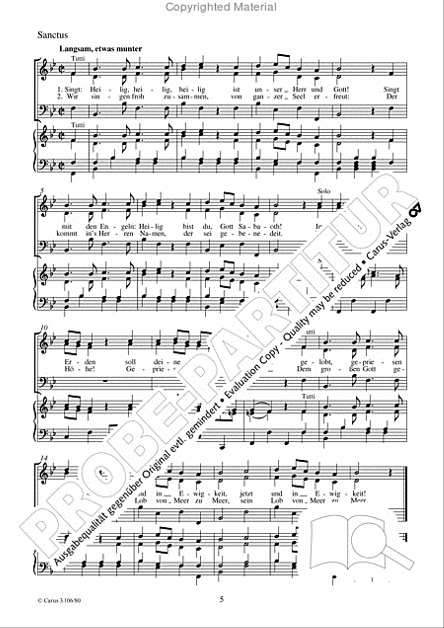 Deutsche Messe Deutsche Messe 3-Part scores gallery preview page 6