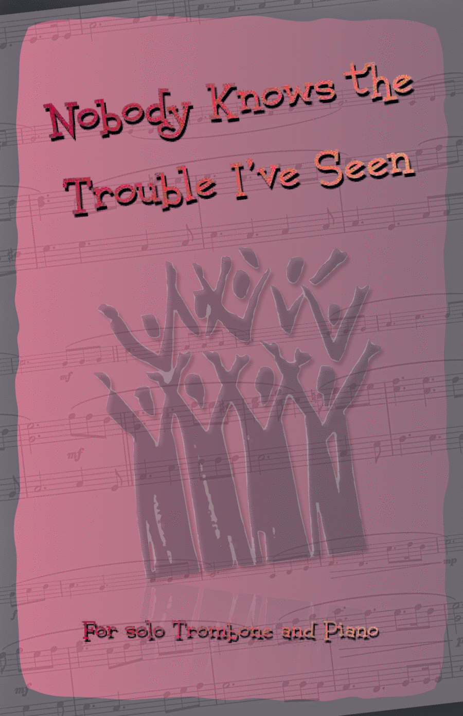 Nobody Knows the Trouble I've Seen, Gospel Song for Trombone and Piano Piano scores gallery preview page 1