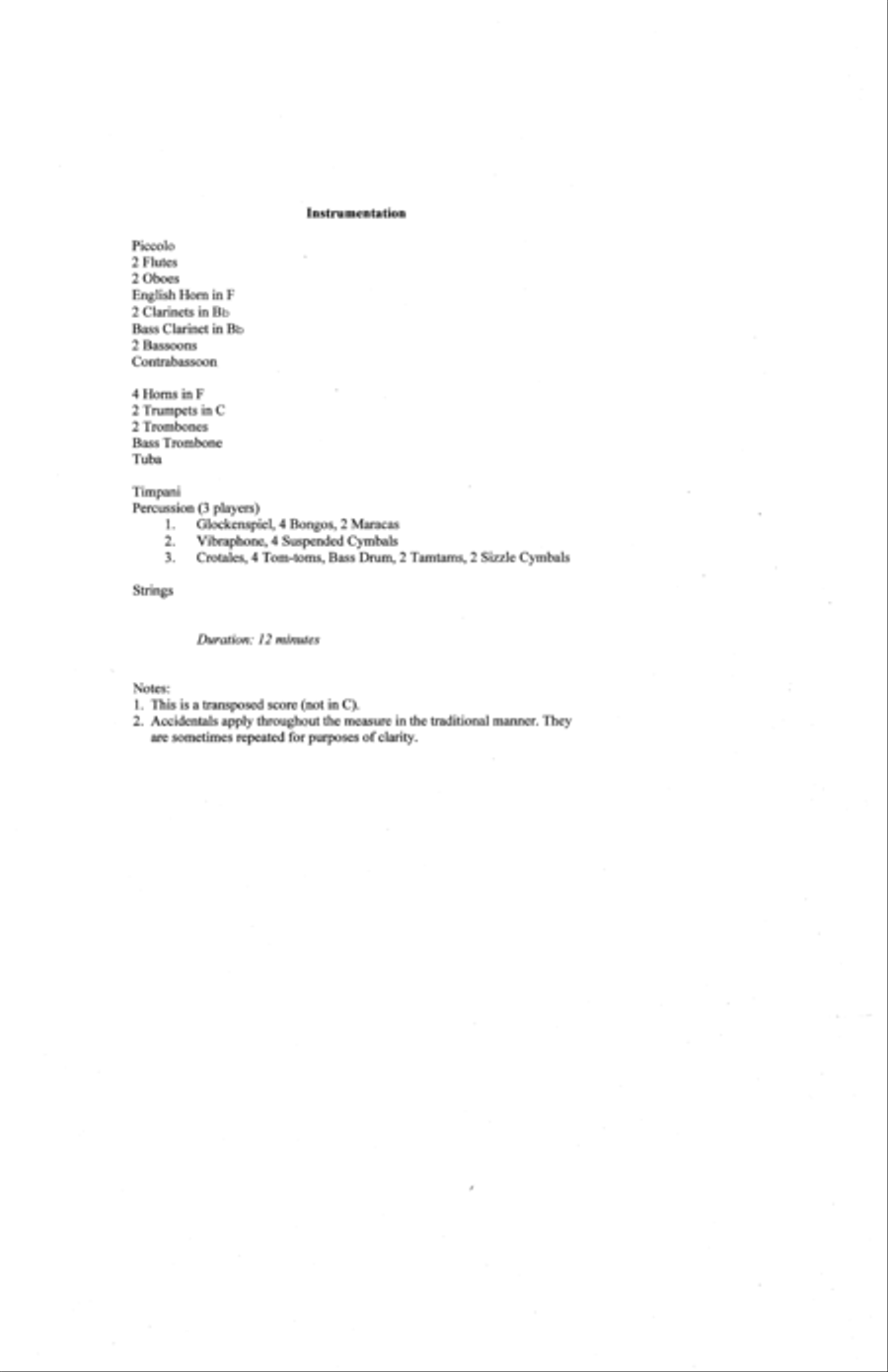 [Karchin] Chesapeake Festival Overture Full Orchestra scores gallery preview page 4