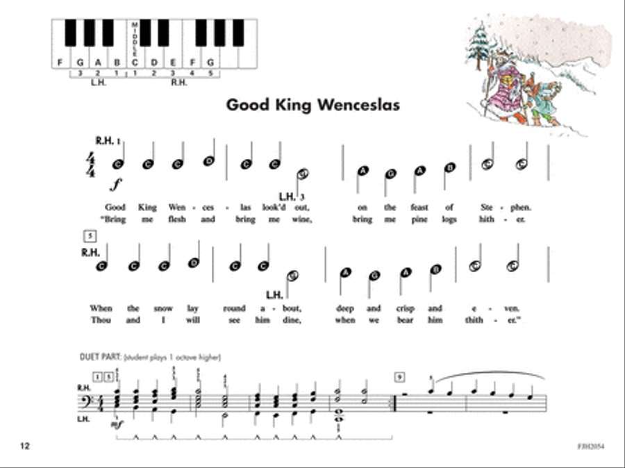 Succeeding at the Piano, Merry Christmas Book - Preparatory (2nd Edition) Piano Method scores gallery preview page 2