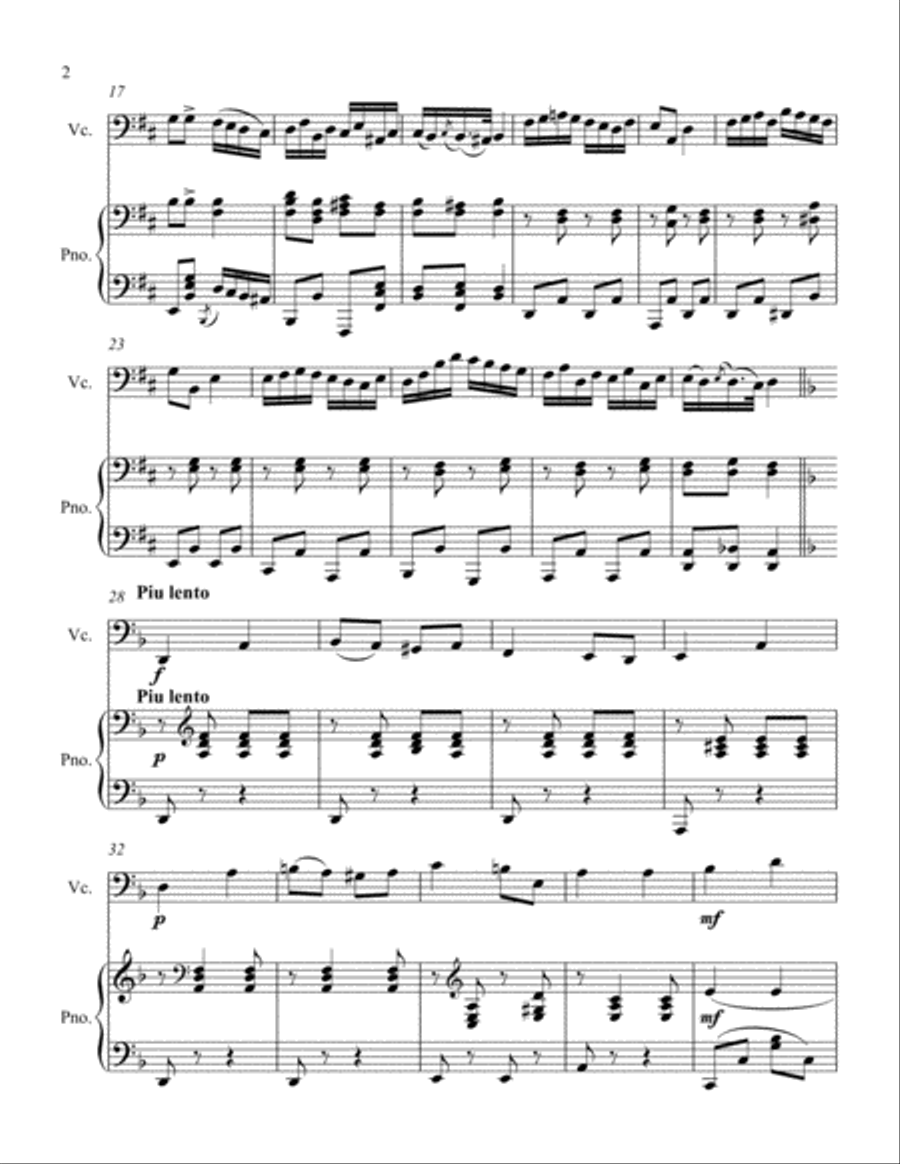 Hungarian Sketch Hungarian Sketch Piano scores gallery preview page 2