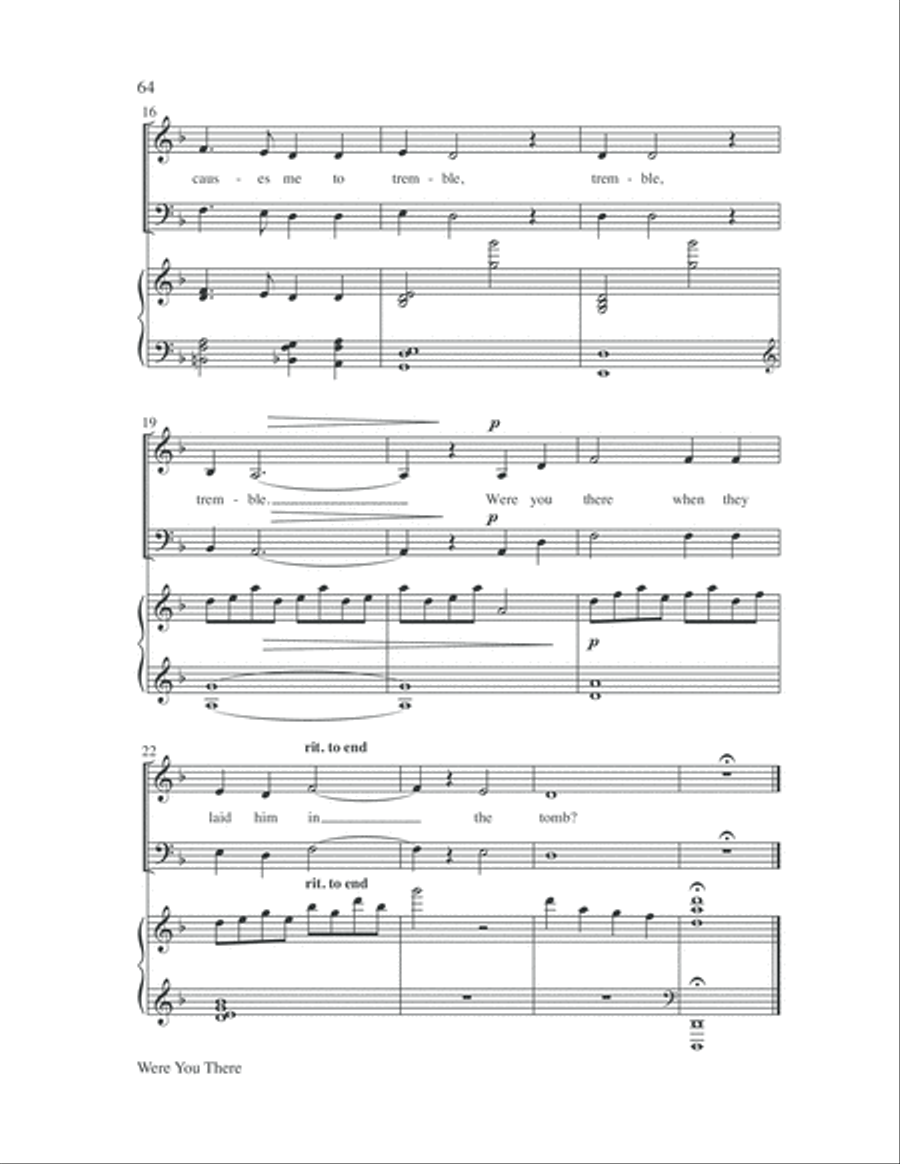 The Seven Last Days 4-Part scores gallery preview page 68