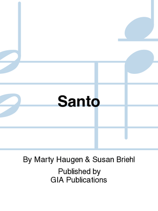 Santo: A Bilingual Communion Rite / Un Rito Bilingüe de Comunión - Accompaniment edition