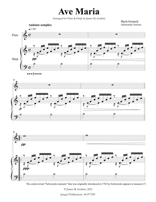 Bach-Gounod: Ave Maria for Flute & Harp
