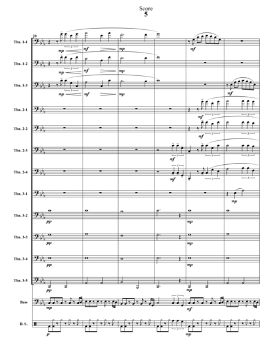 Mojave Cadillac Trombone scores gallery preview page 5