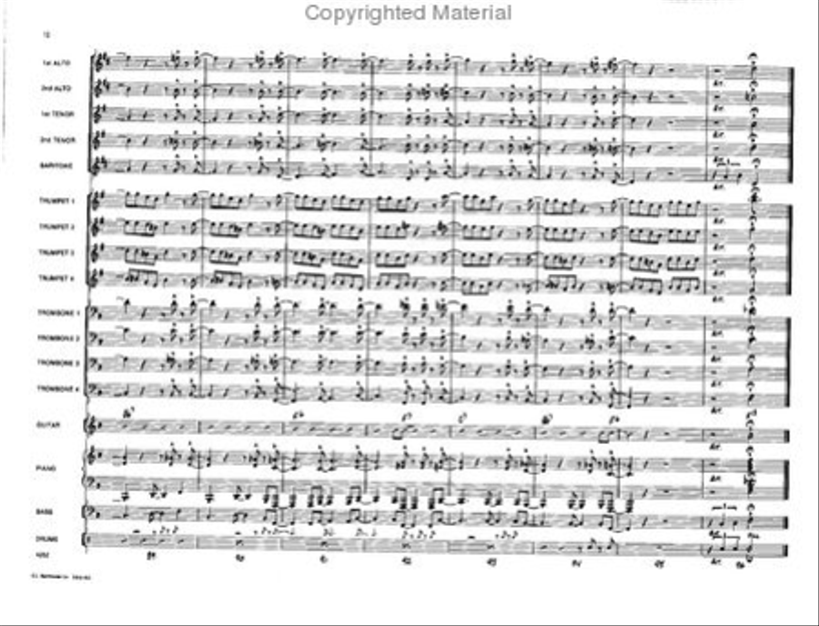 Bugle Boogie Blues Bugle Boogie Blues Jazz Ensemble scores gallery preview page 12