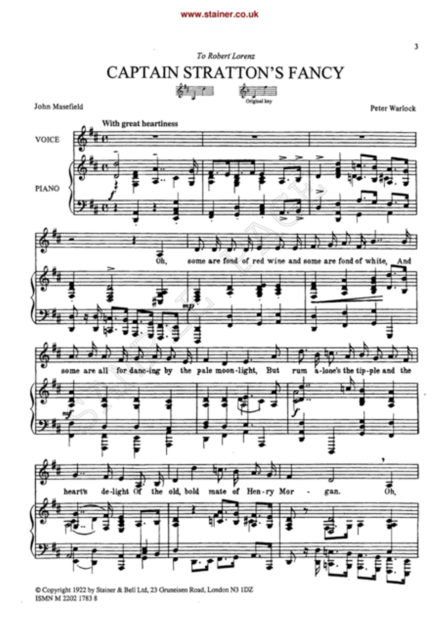 Captain Stratton's Fancy (A - D) Voice scores gallery preview page 2