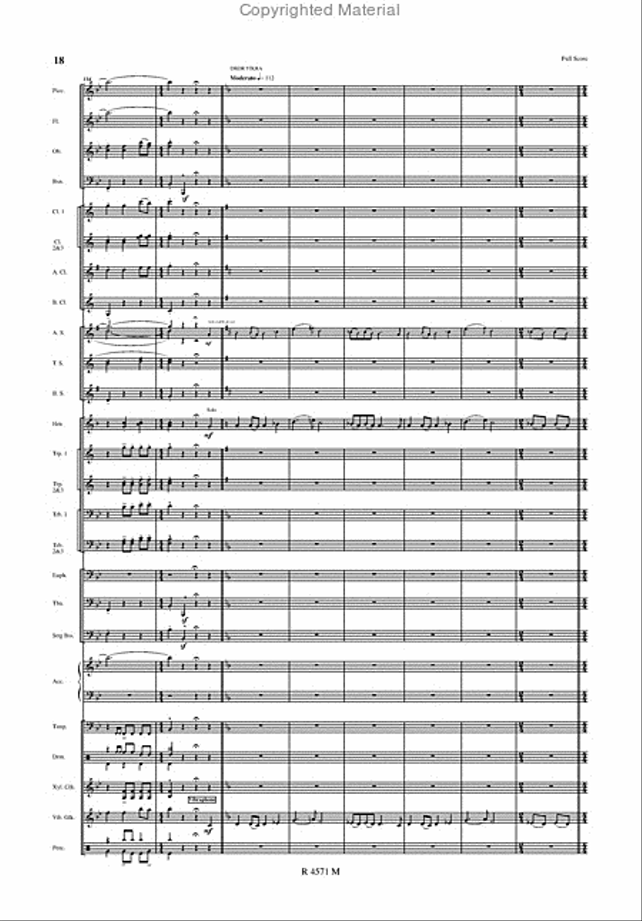 Yiddish Suite Accordeon Ad Lib. Concert Band scores gallery preview page 4