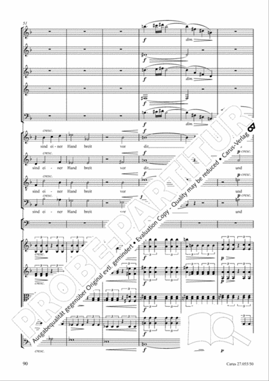 Ein Deutsches Requiem (German Requiem) 4-Part scores gallery preview page 97