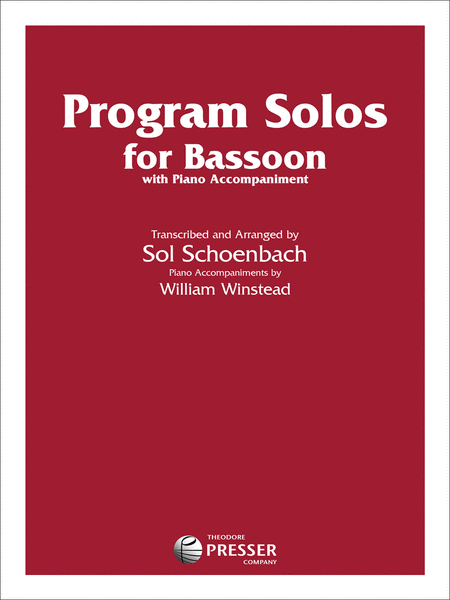 Program Solos For Bassoon