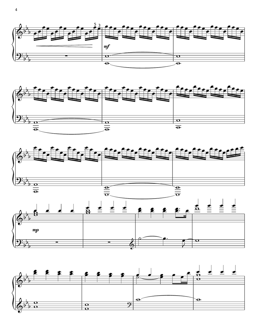 Story Of My Life Piano Solo scores gallery preview page 4