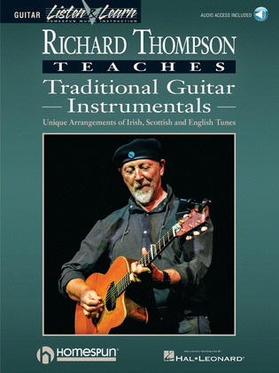 Book cover for Richard Thompson Teaches Traditional Guitar Instrumentals