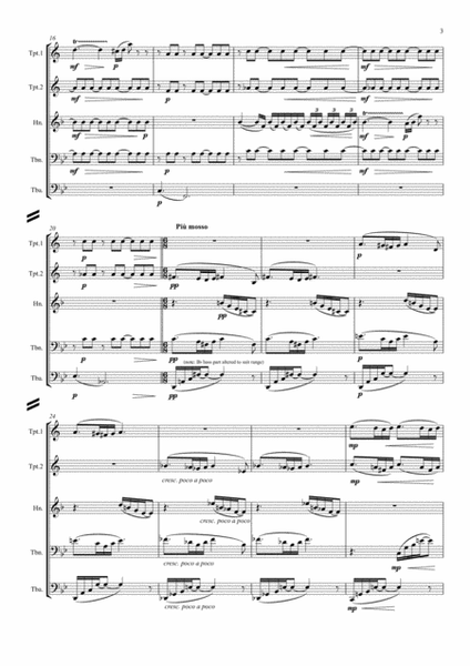 Notturno, Opus 54 No. 4 (Flexible Brass Quintet) image number null