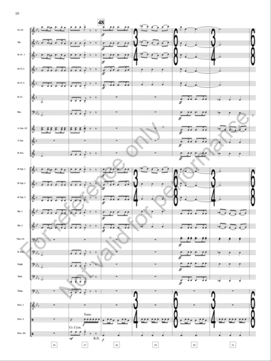 Table Rock Festival Table Rock Festival Concert Band scores gallery preview page 11