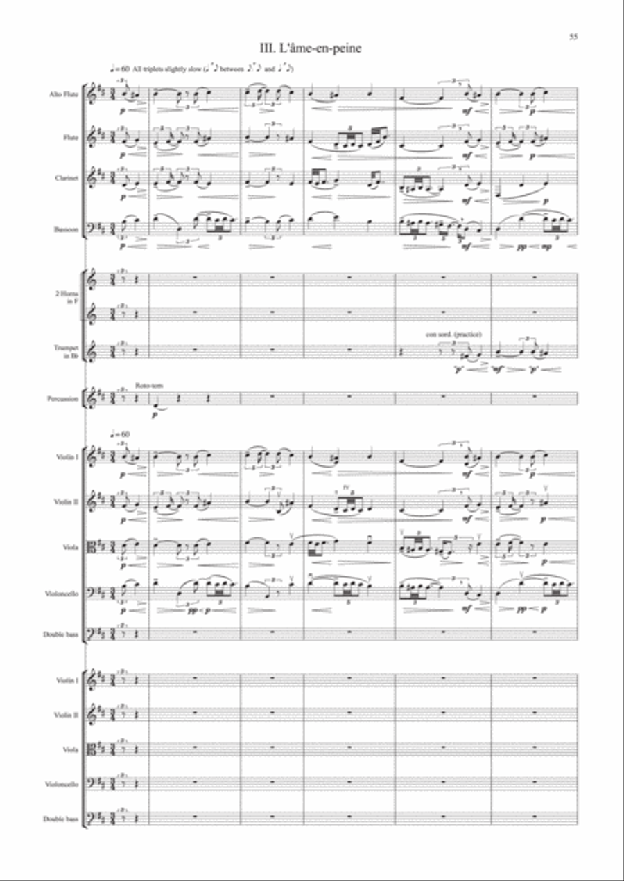 Three Studies from Couperin Orchestra scores gallery preview page 5