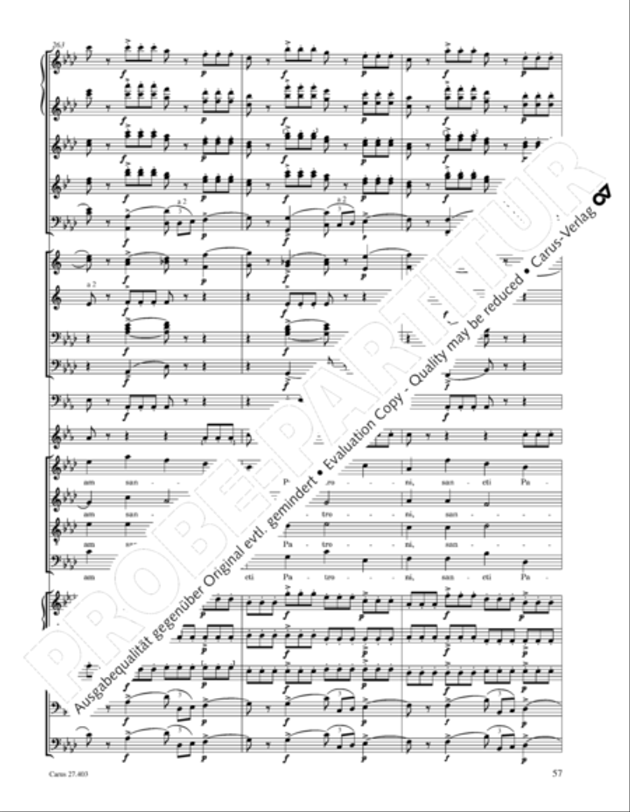 Mottetto per San Paolino Mottetto per San Paolino 4-Part scores gallery preview page 58