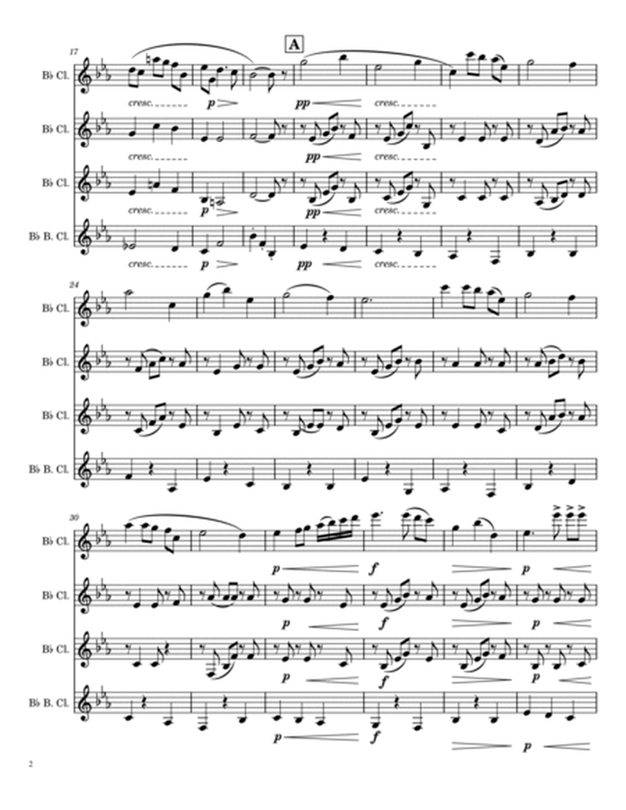 Intermezzo from Cavalleria Rusticana - Clarinet Quartet image number null