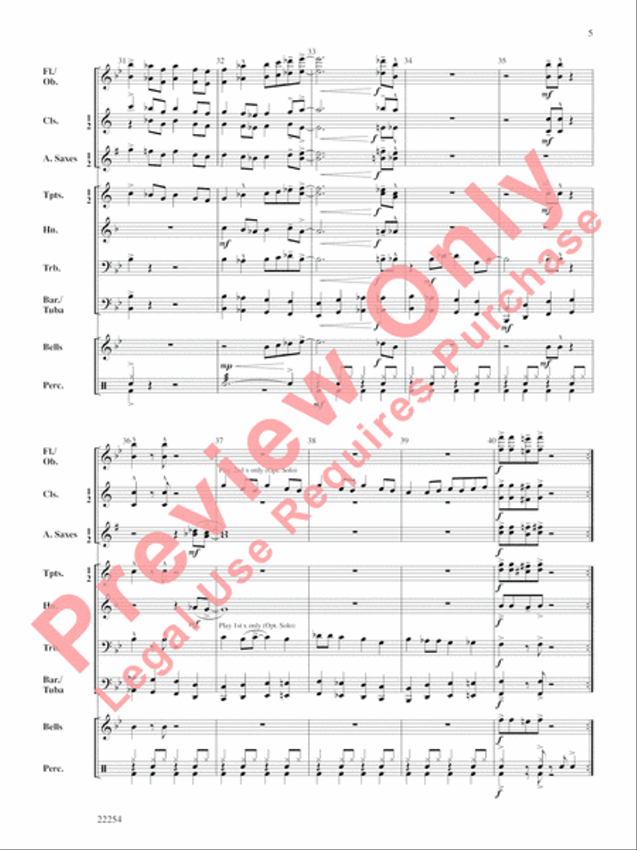 Jump Street Boogie Jump Street Boogie Concert Band scores gallery preview page 6