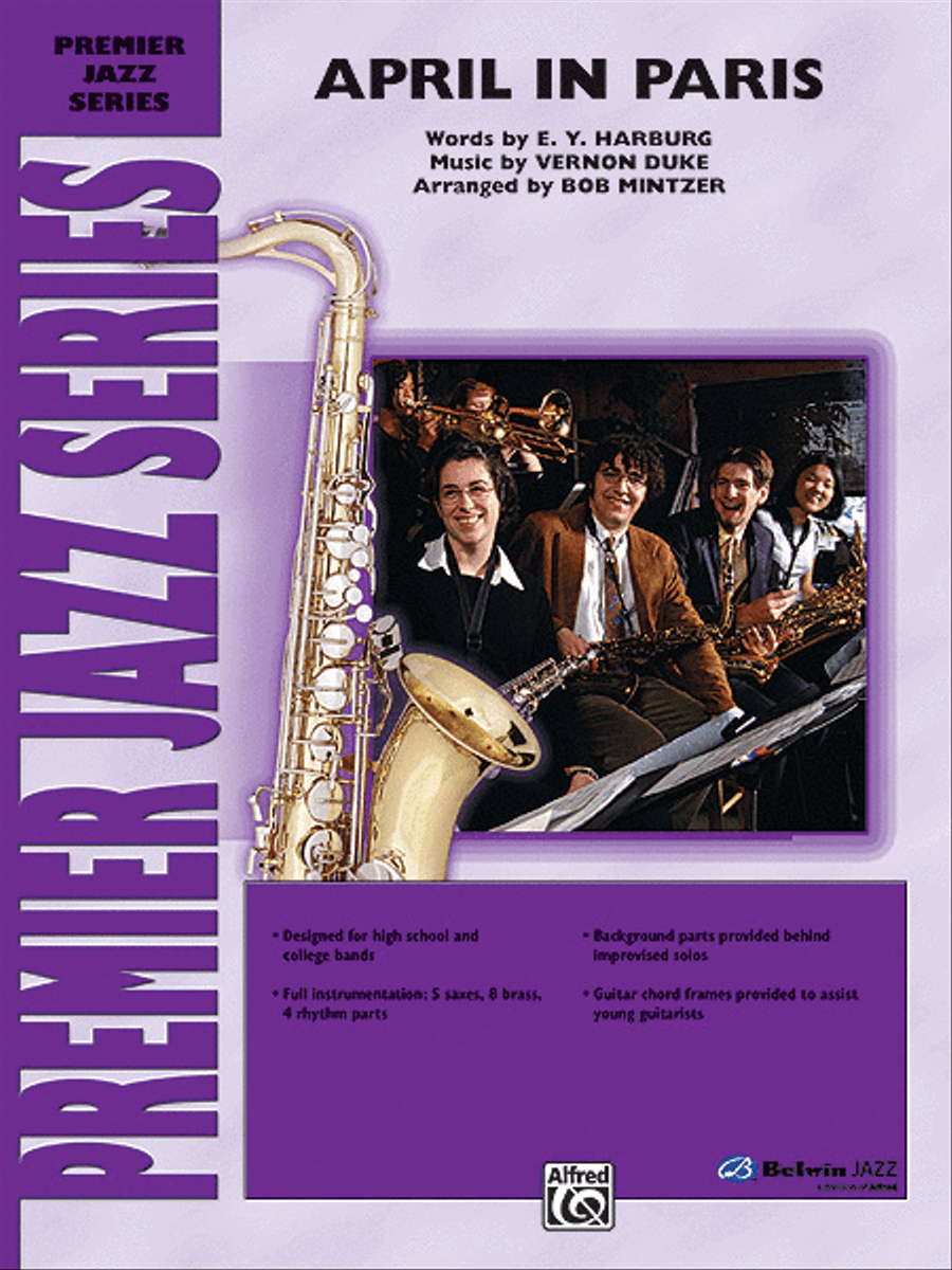 April in Paris Jazz Ensemble scores gallery preview page 1