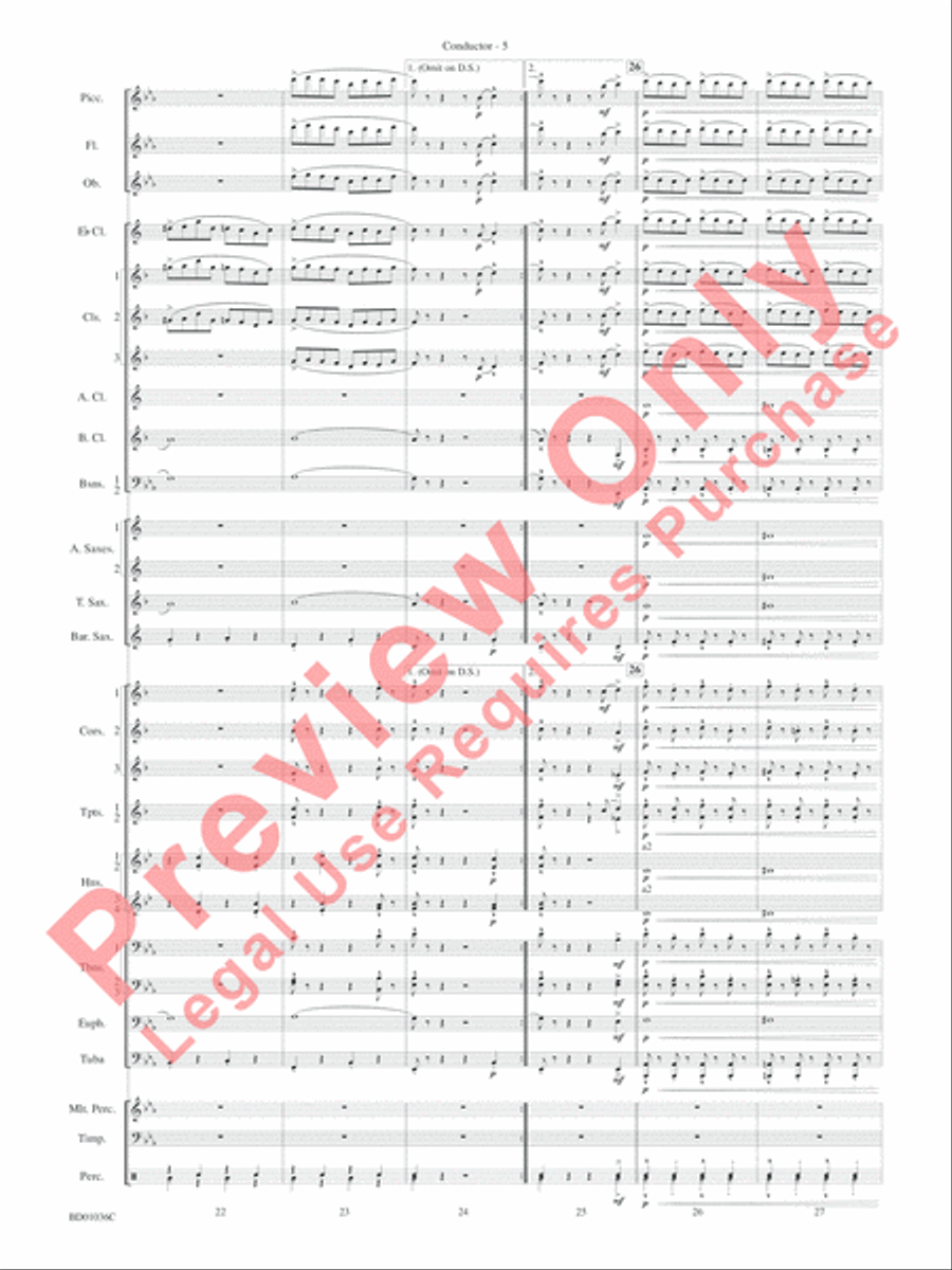 Fiddle-Faddle Concert Band scores gallery preview page 7