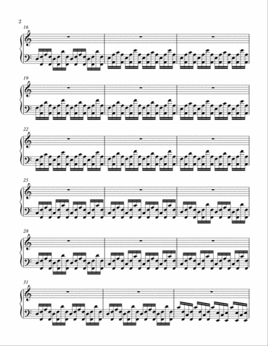 Etude in C Major Op.3 No.20 Piano Method scores gallery preview page 2