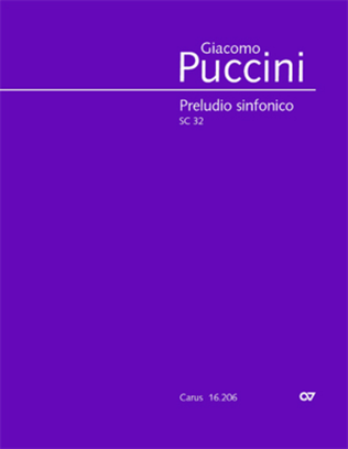 Book cover for Preludio sinfonico