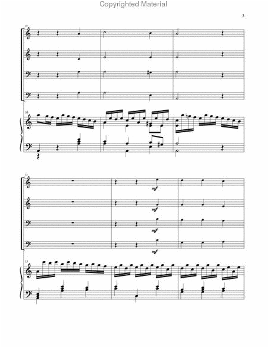 Alleluia from Cantata 142 Trombone scores gallery preview page 3