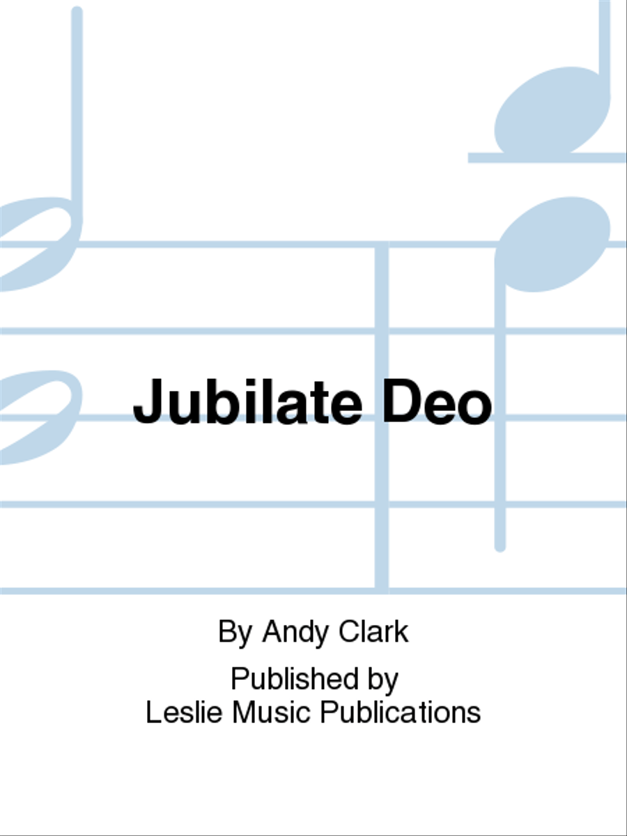 Jubilate Deo 4-Part scores gallery preview page 1