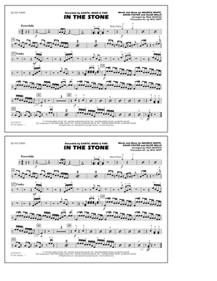 Book cover for In the Stone (arr. Paul Murtha) - Quad Toms