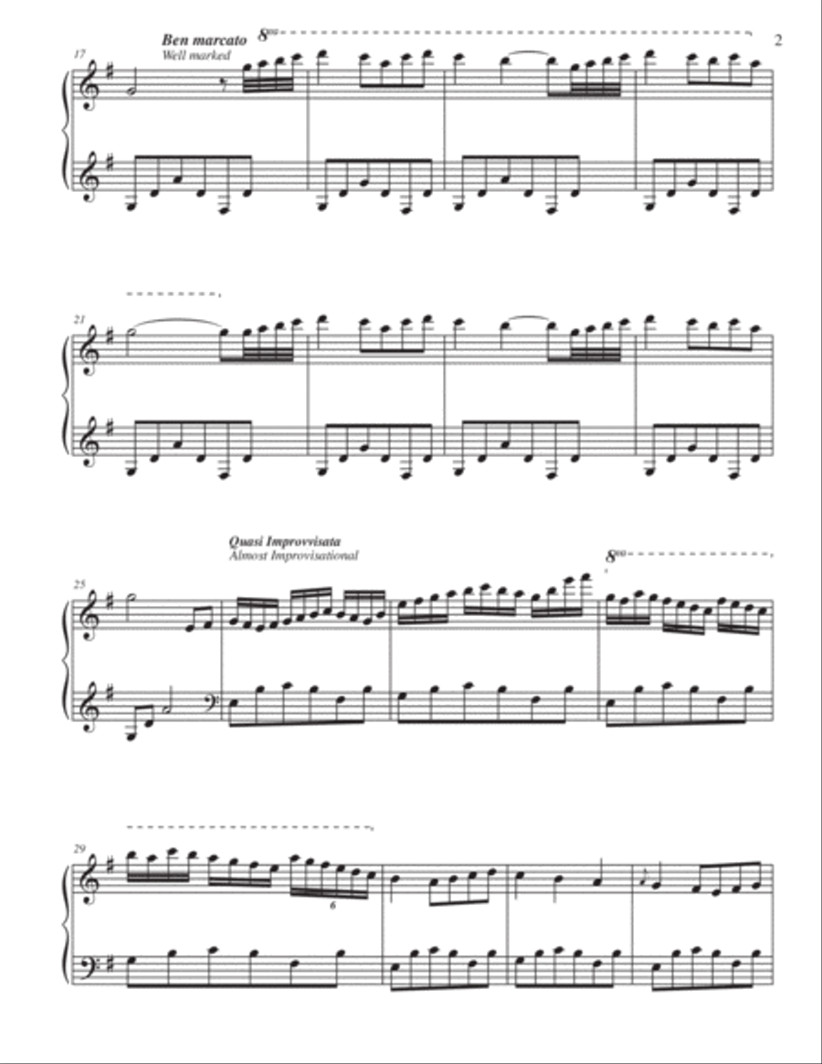O Ru-Ru-Ru, My Little Jesu- Mexican Carol Piano Solo scores gallery preview page 2