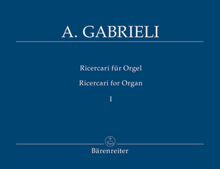 Book cover for Ricercari for Organ