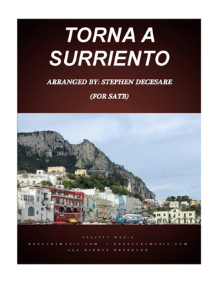 Book cover for Torna A Surriento (Come Back to Sorrento) (for SATB)