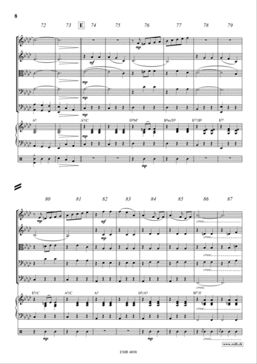 Emperor Waltz String Orchestra scores gallery preview page 8