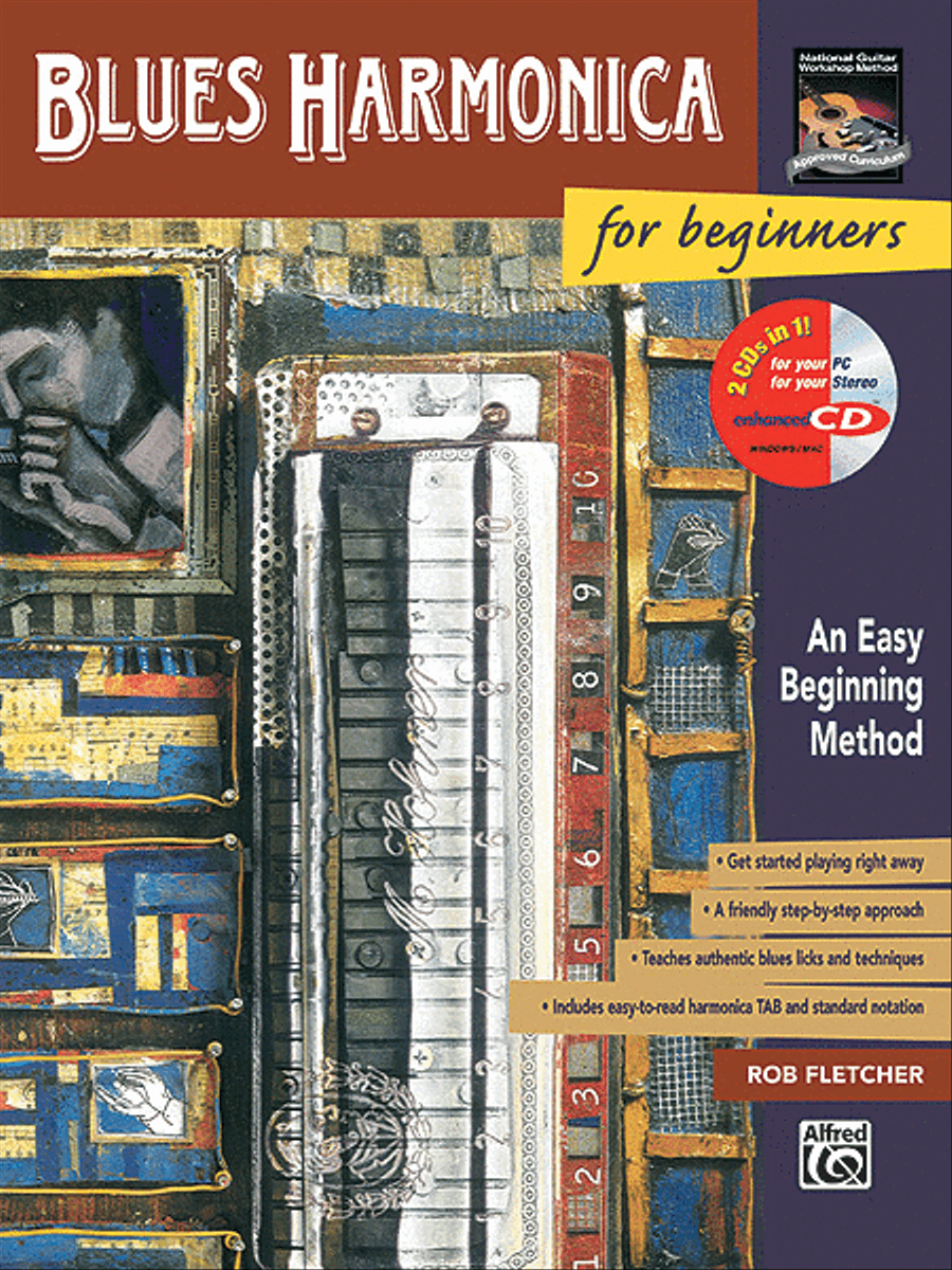 Blues Harmonica for Beginners Harmonica scores gallery preview page 1
