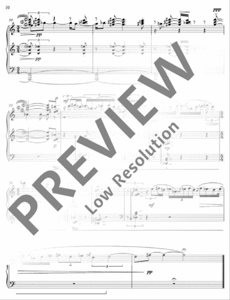 Three Japanese Miniatures Piano Solo scores gallery preview page 13