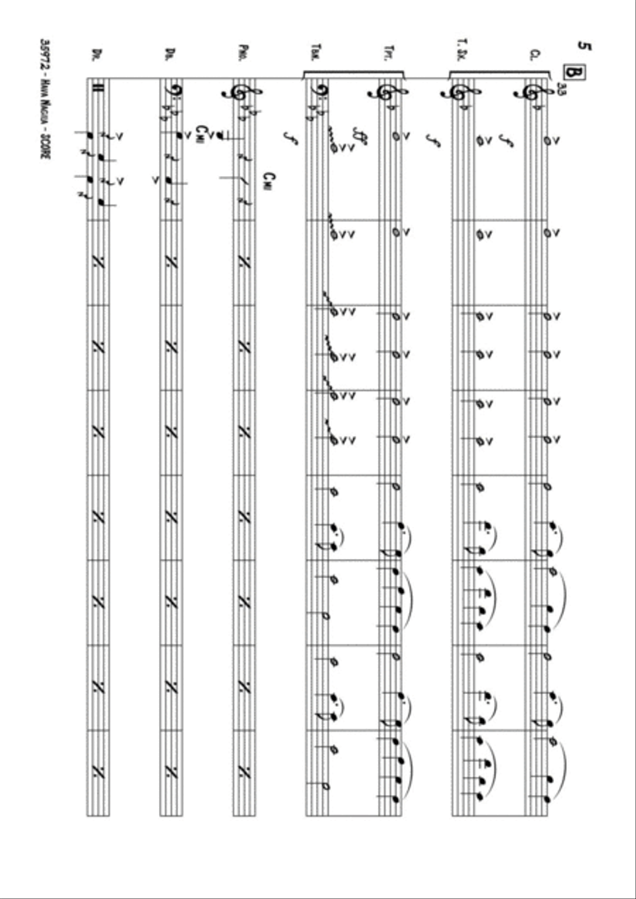 HAVA NAGILA Jazz Ensemble scores gallery preview page 6