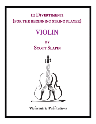 Book cover for 12 Divertimenti for Violin