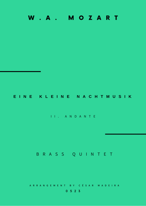 Book cover for Eine Kleine Nachtmusik (2 mov.) - Brass Quintet (Full Score and Parts)