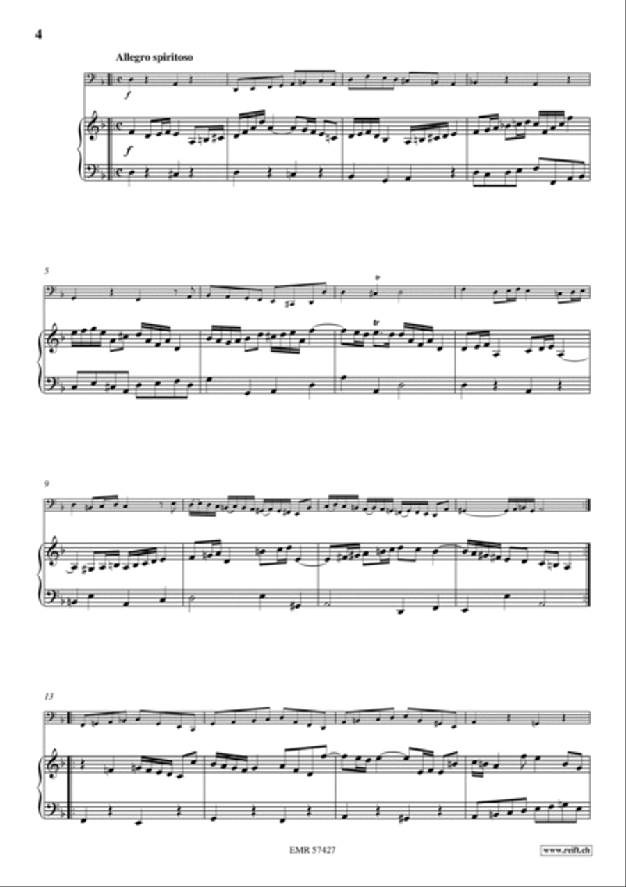 Sonata No. 5 Trombone scores gallery preview page 5