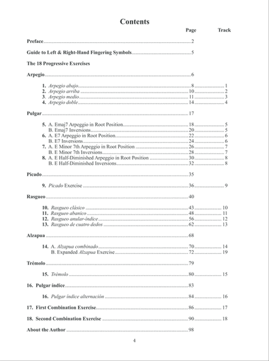 Progressive Exercises for Flamenco Guitar Lute scores gallery preview page 5