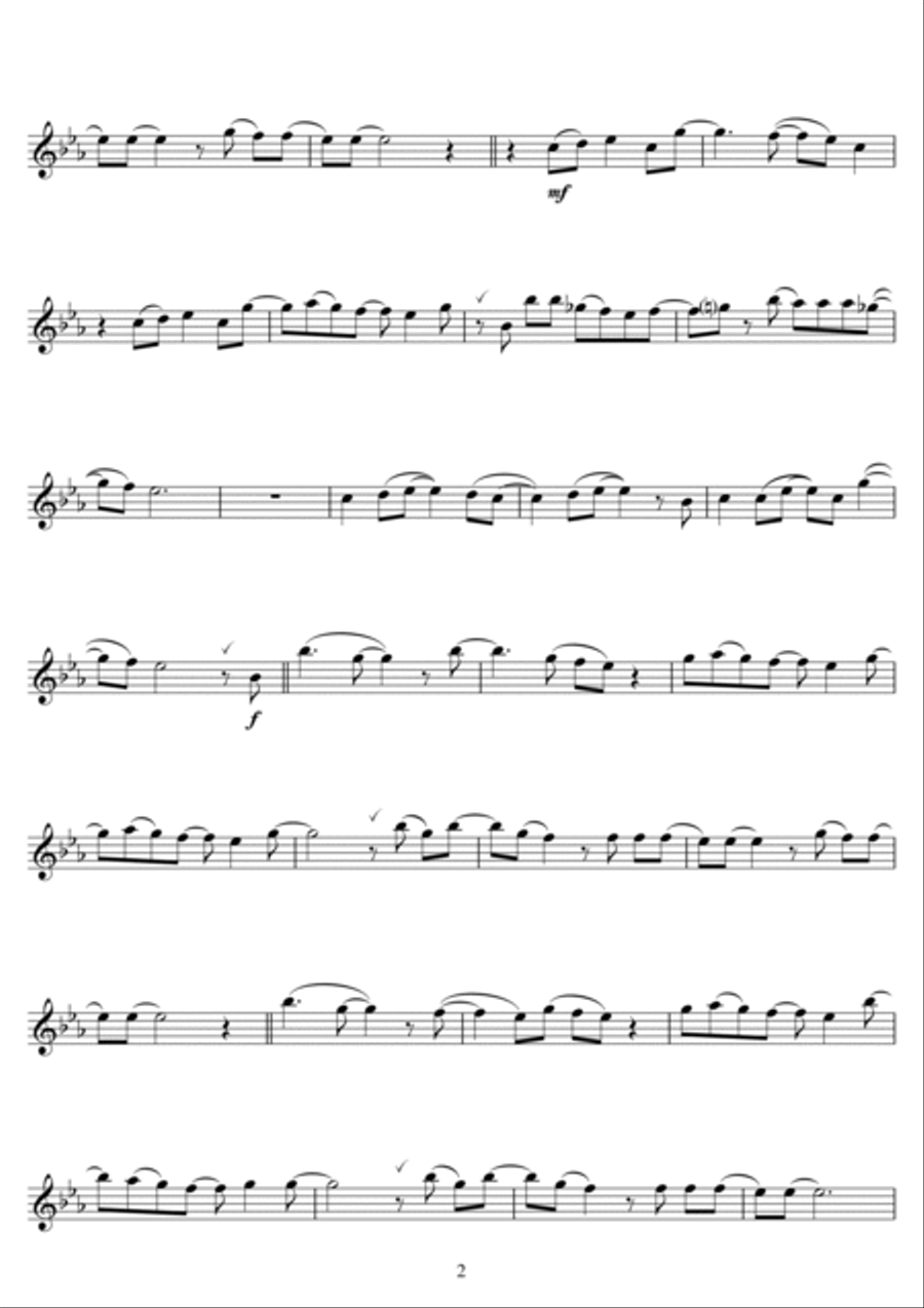 Breaking Free (from High School Musical) Flute Solo scores gallery preview page 2