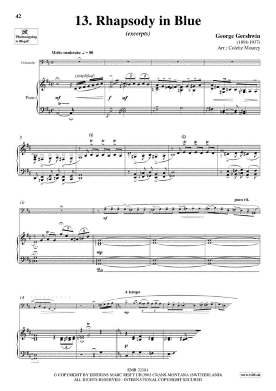 Gershwin 20 Greatest Hits Piano Accompaniment scores gallery preview page 15