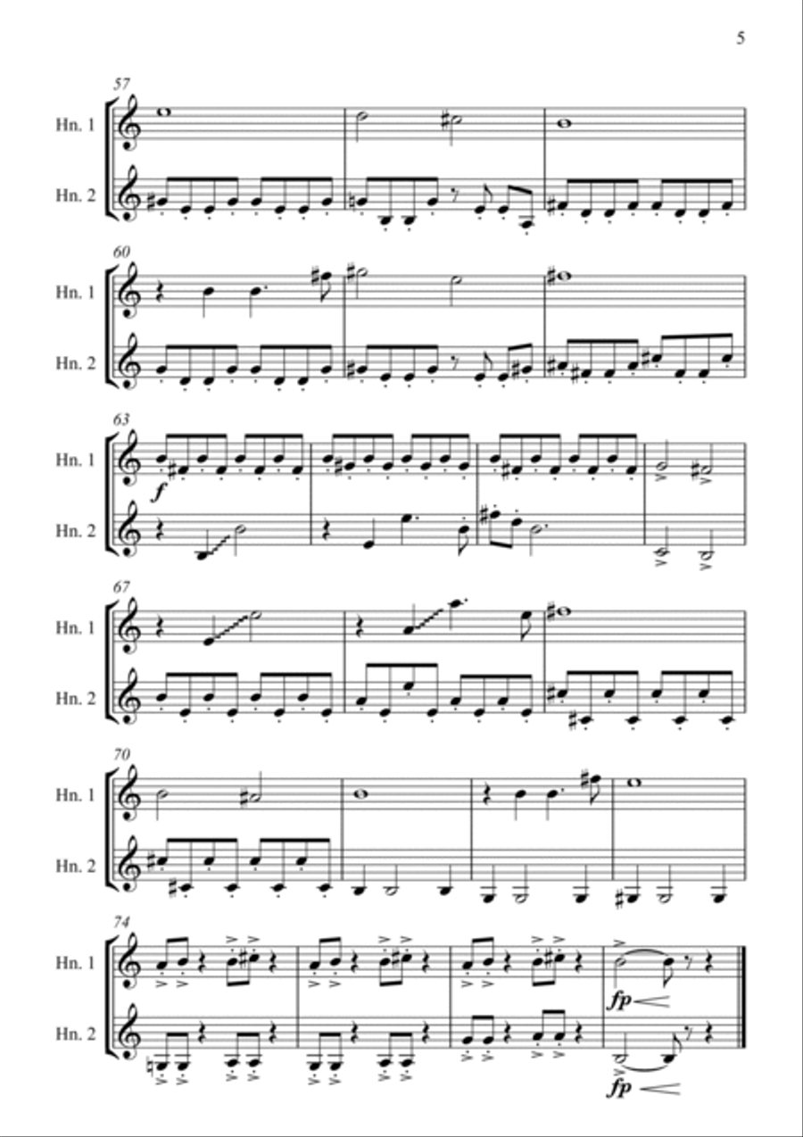Main On End Brass Duet scores gallery preview page 5