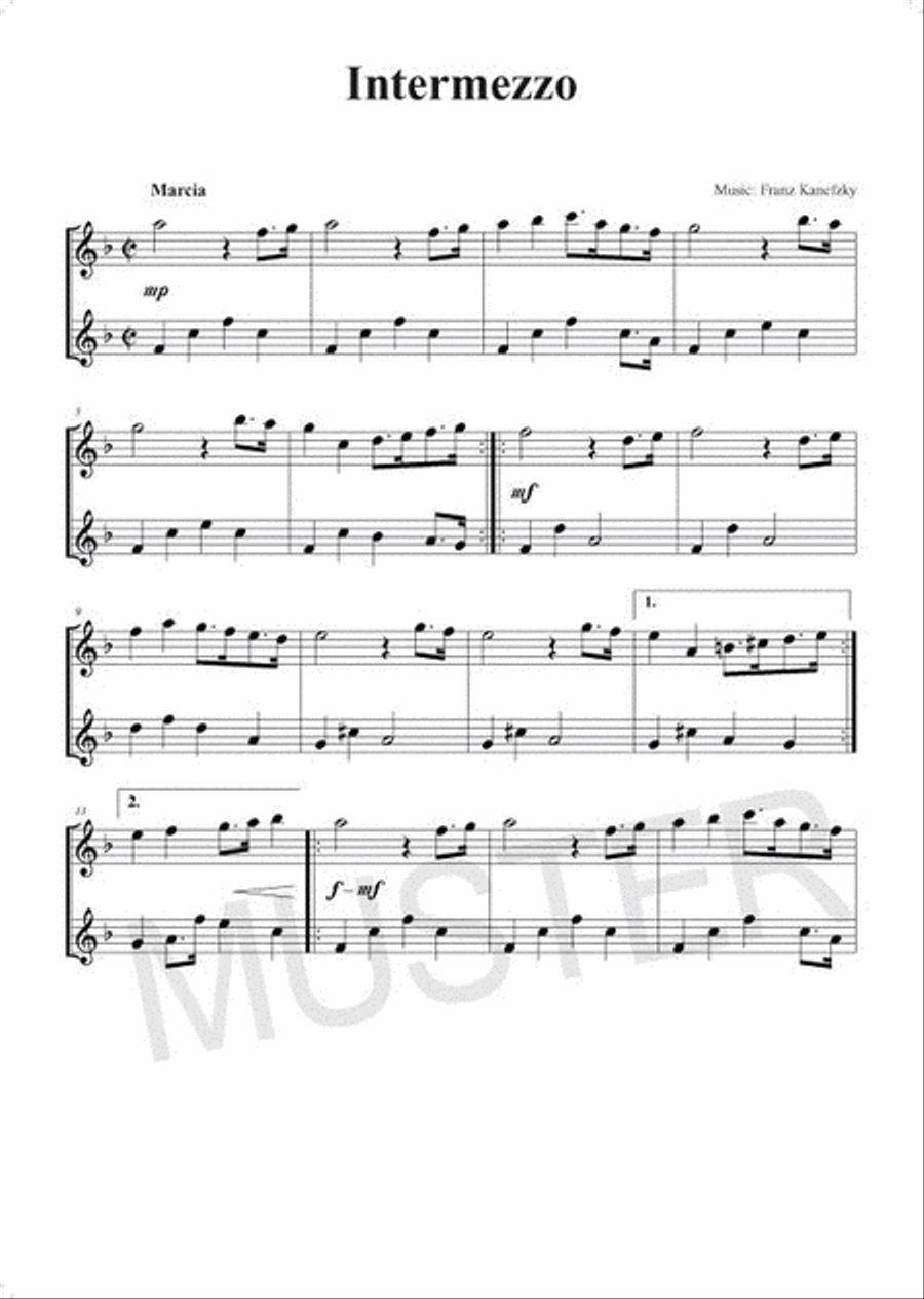 100 Leichte Duette für 2 Saxophone Woodwind Duet scores gallery preview page 2