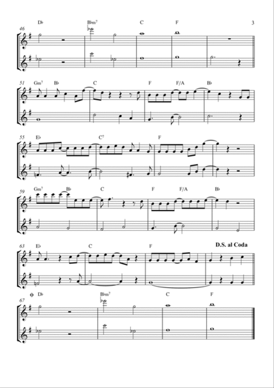 Goodbye Yellow Brick Road Clarinet Duet scores gallery preview page 3
